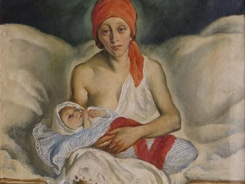 1893-Břetislav Bartoš - Giovane madre
